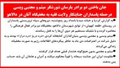 جان‌باختن ۲ برادر یارسان شورشگر میثم و مجتبی ویسی